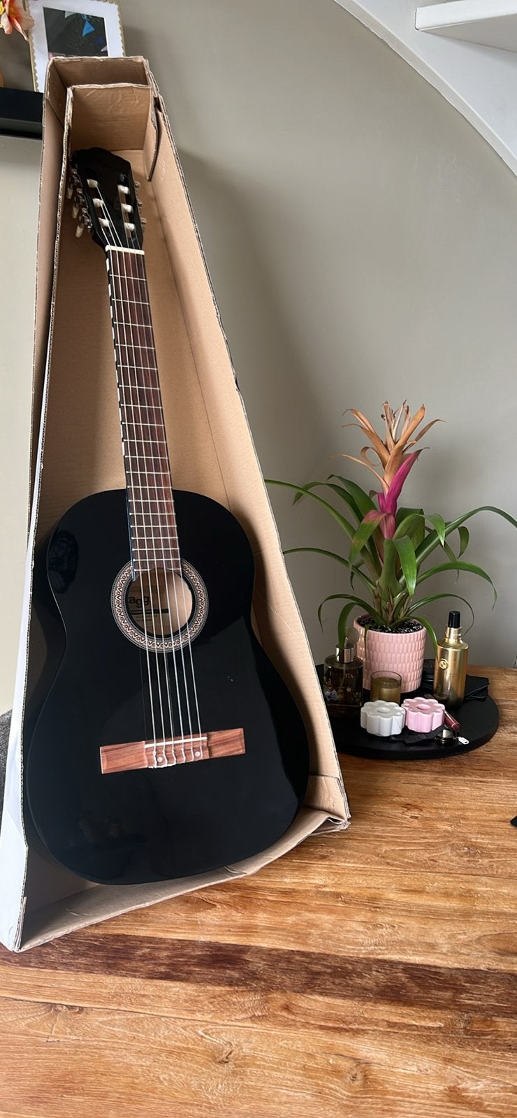 Zwarte klassieke gitaar - Zo goed als nieuw merk: Stagg