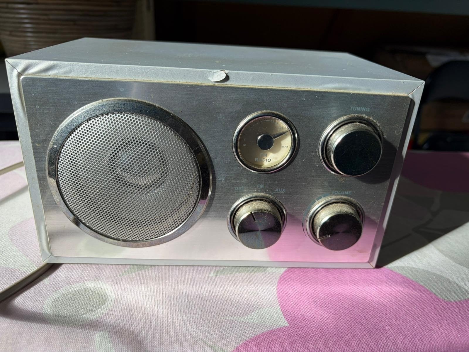 Tchibo FM Radio met AUX-ingang, Ophalen of Verzenden, Gebruikt, Radio