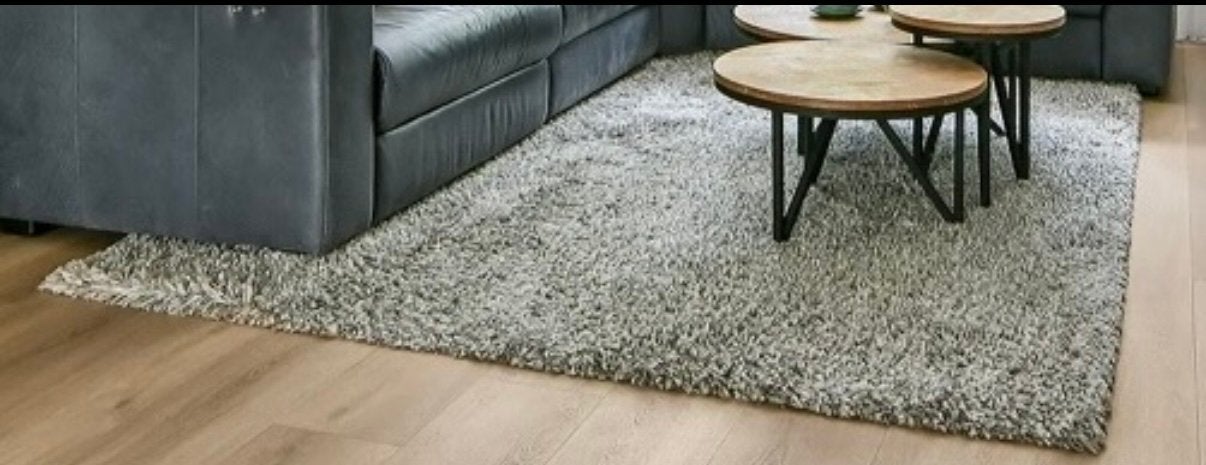 Vloerkleed Mistral, hoogpolig 200x290, grijs gemeleerd, Huis en Inrichting, Ophalen, Gebruikt, 150 tot 200 cm, 200 cm of meer