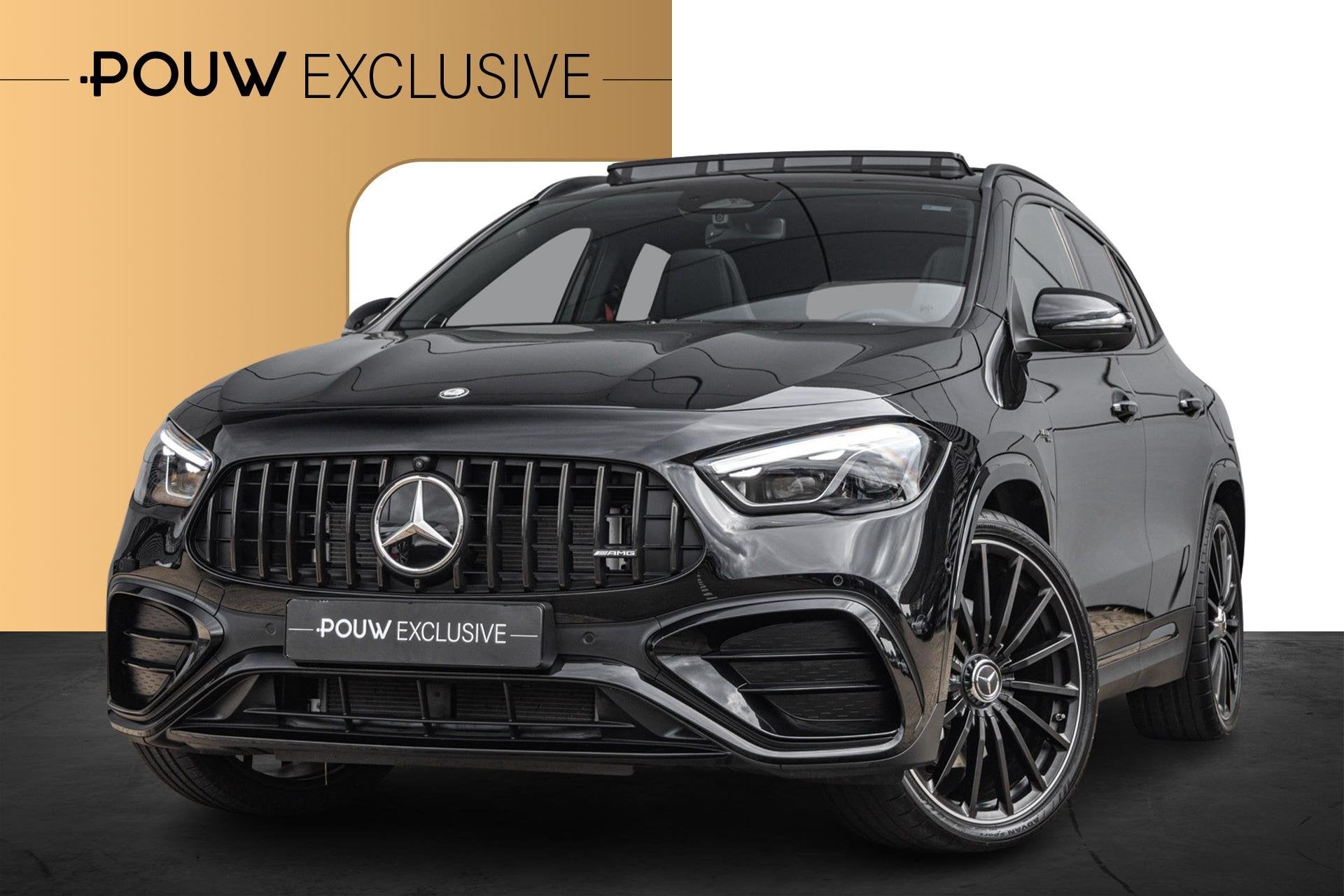 Mercedes-Benz GLA-klasse AMG 35 306pk 4MATIC | Panoramadak |, Auto's, Automaat, 4 cilinders, 1650 kg, Zwart