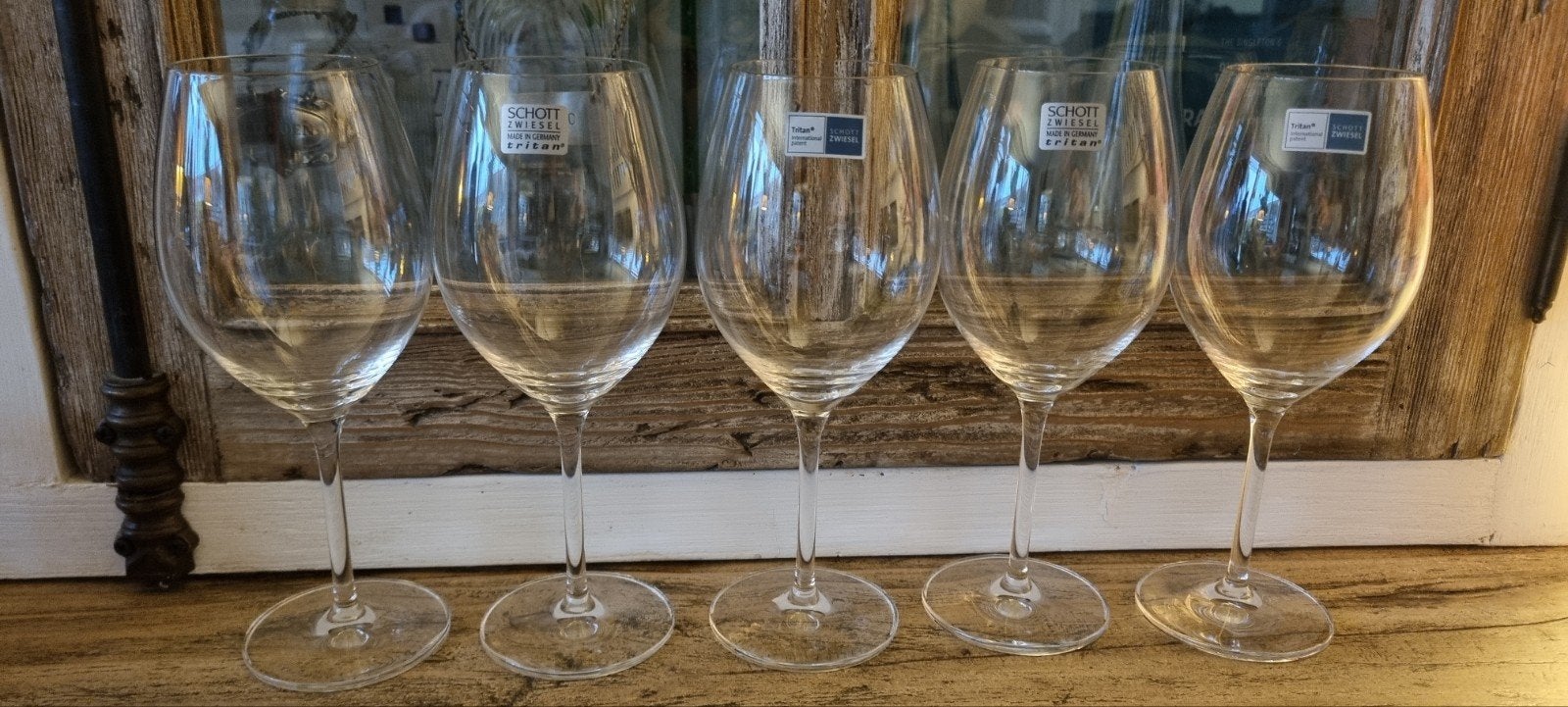 5 Schott Zwiesel Tritan wijnglazen nieuw, Nieuw, Ophalen of Verzenden, Overige merken, Glas