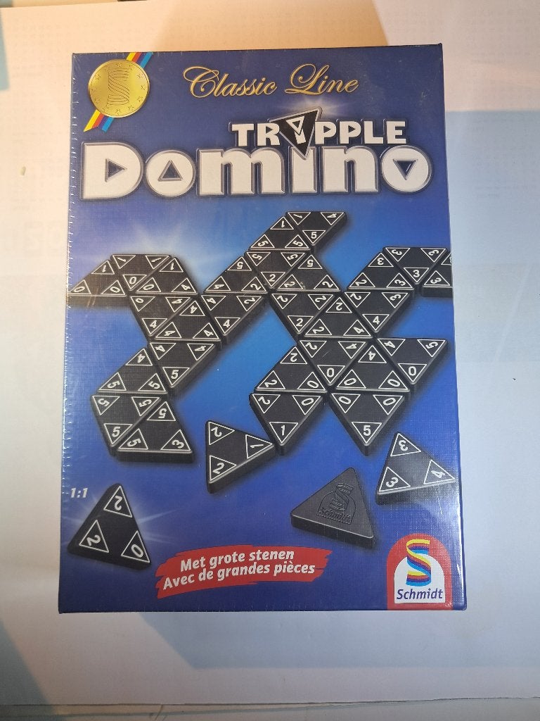 Tripple Domino, Drie of vier spelers, Ophalen of Verzenden, Nieuw, Schmidt