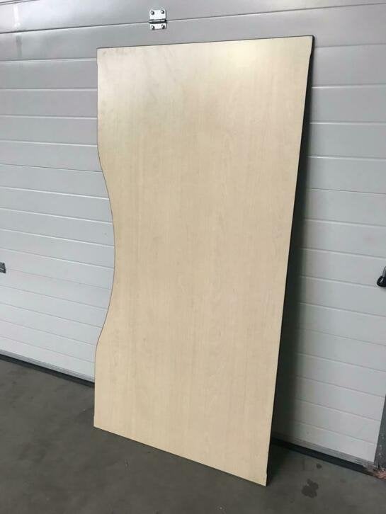Trespa platen Ahorn-motief onderzijde zwart 80x180cm €29,-, Niet ingevuld, Zo goed als nieuw, Niet ingevuld, Ophalen