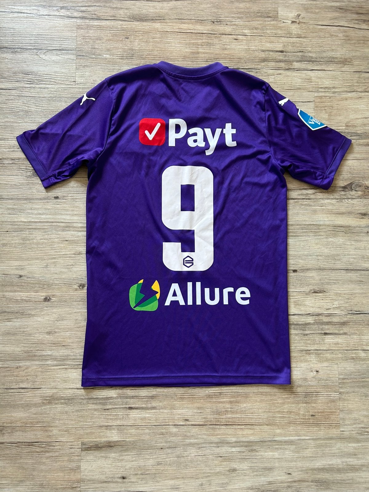 Origineel Groningen Uitshirt 20/21 Strand Larsen #9 - Maat S, Sport en Fitness, Voetbal, Maat S, Ophalen of Verzenden, Zo goed als nieuw
