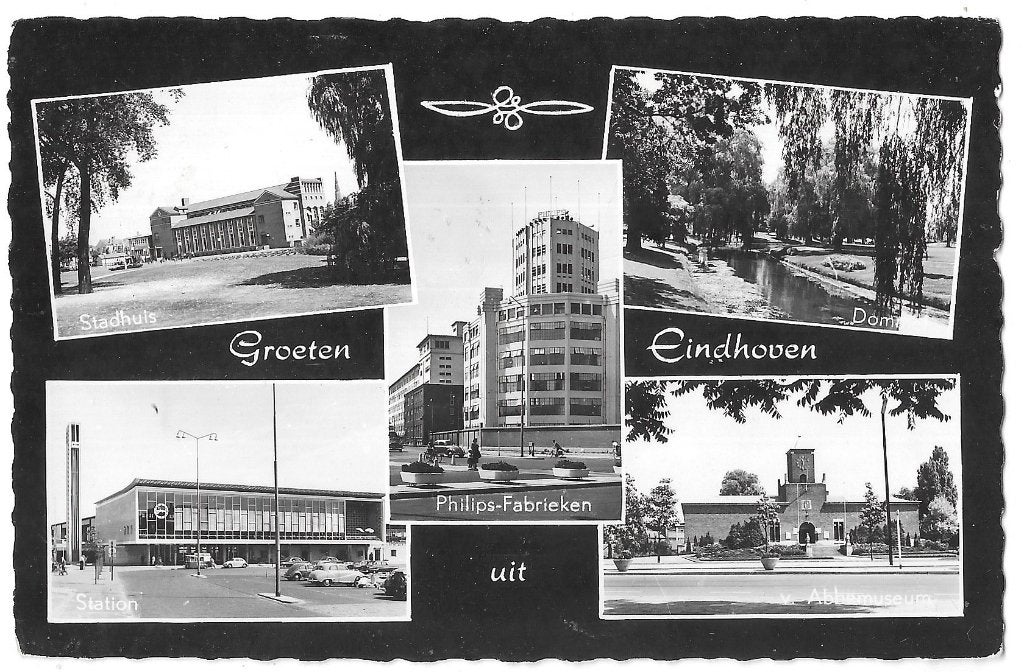 AK Eindhoven - Groeten uit....Philips-Fabrieken, Verzamelen, Verzenden, 1960 tot 1980, Gelopen, Noord-Brabant
