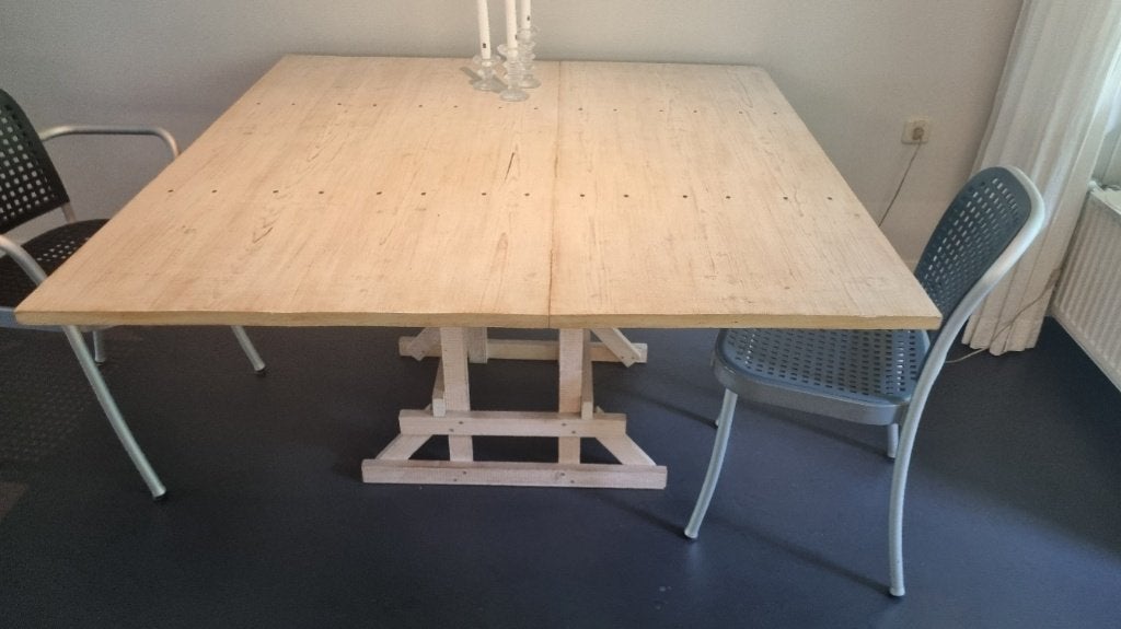 tafel naar ontwerp Enzo Mari, Ophalen, Gebruikt, Design, Vijf personen of meer
