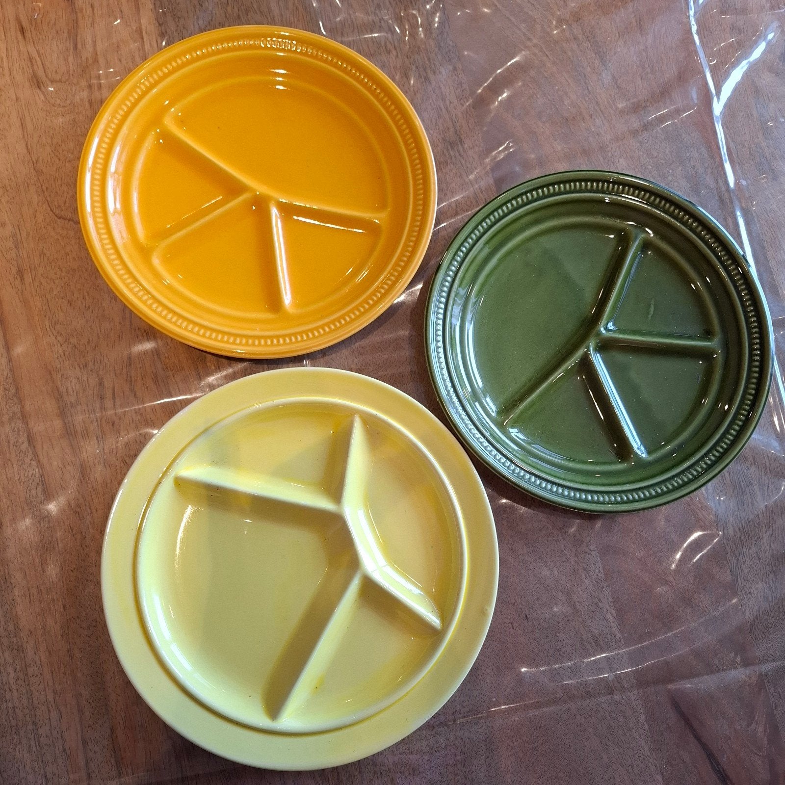 6 Gourmet borden!, Ophalen, Zo goed als nieuw, Vintage, Bord(en)
