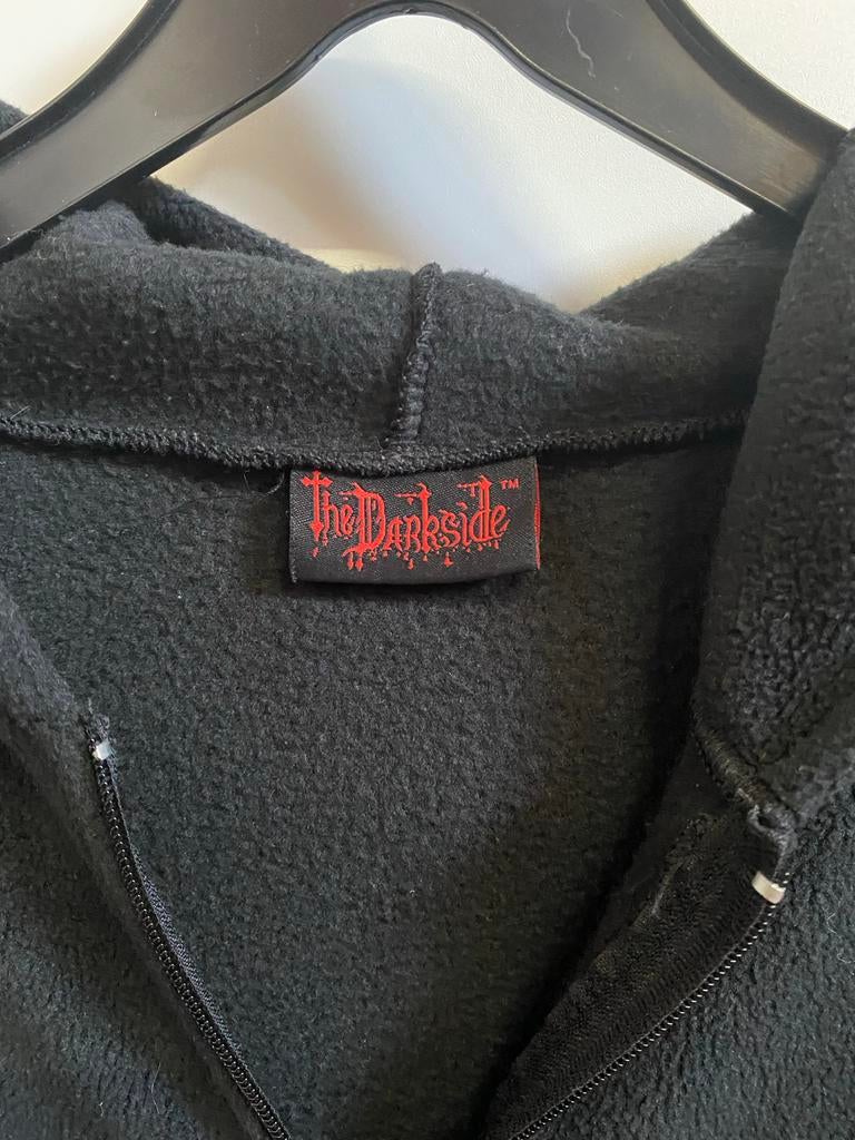 The Darkside Zwarte Hoodie met Kattenoortjes, Kleding | Dames, Ophalen of Verzenden, Zo goed als nieuw, Maat 38/40 (M), Zwart
