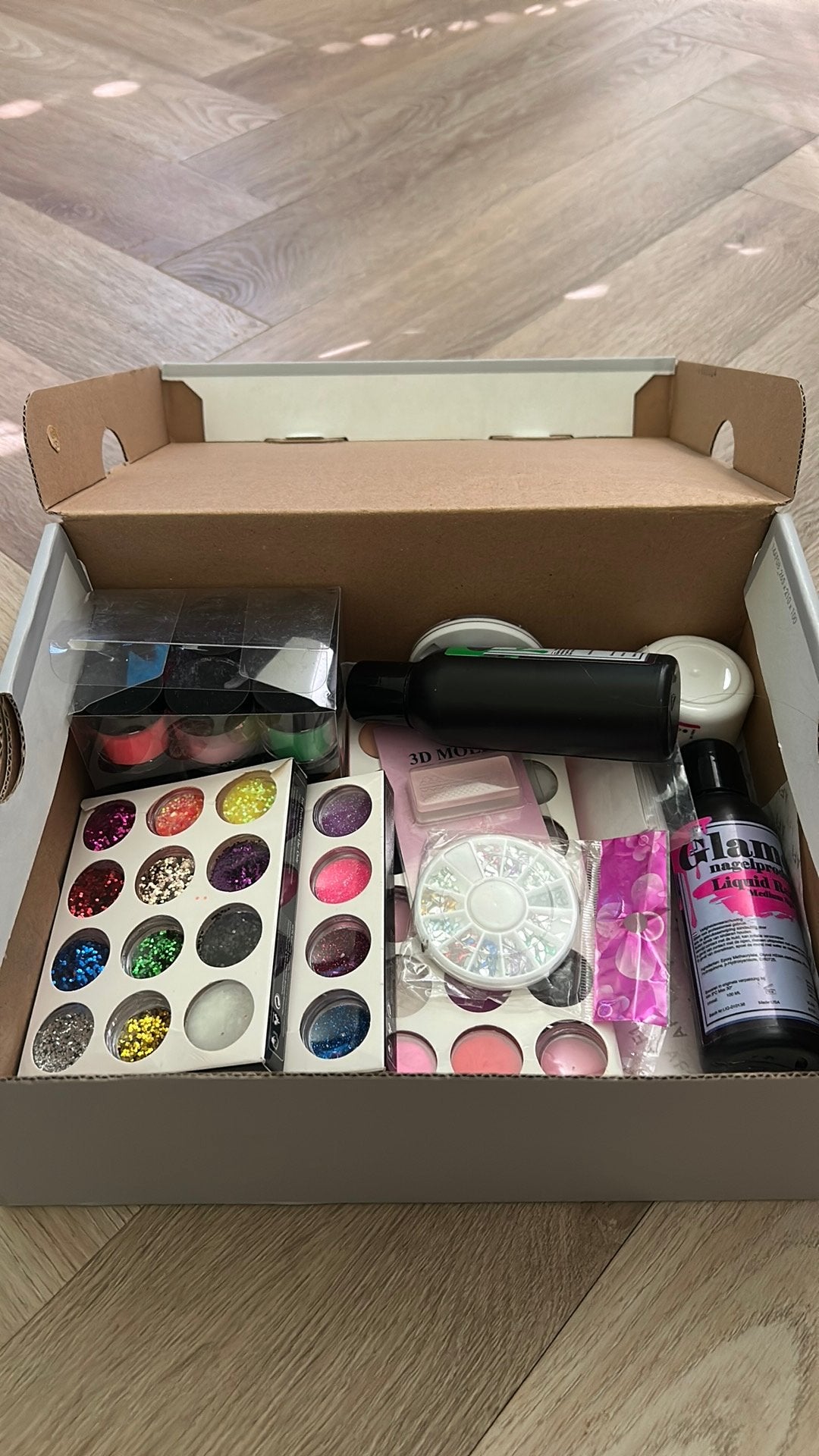 Acryl nagelspullen, Ophalen of Verzenden, Zo goed als nieuw, Overige kleuren, Handen en Nagels
