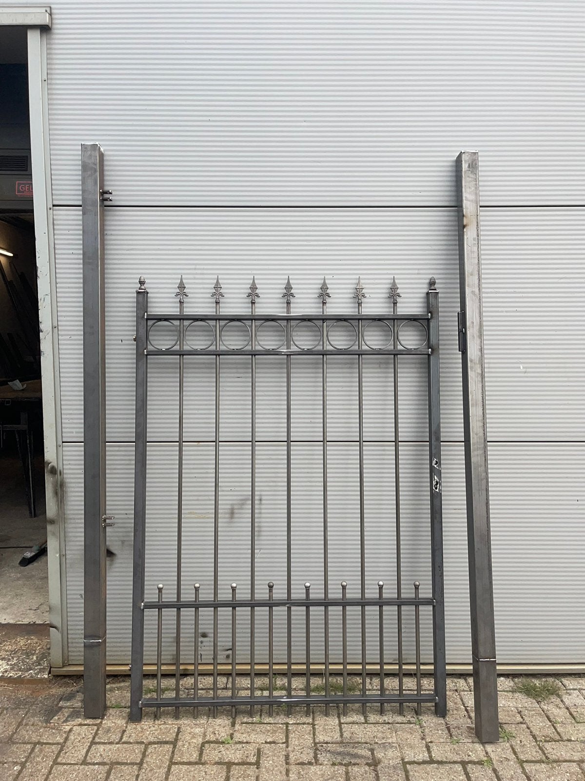 Inlooppoort 1.50 breed 1.80 hoog met 2 zware palen, Tuin en Terras, Nieuw, Ophalen of Verzenden, 200 cm of meer, Looppoort
