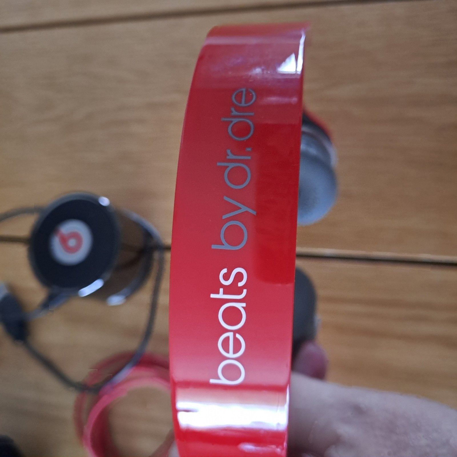 Beats by Dr. Dre Special Edition Koptelefoon Rood/Grijs, Gebruikt, Beats, Ophalen of Verzenden, Over-ear