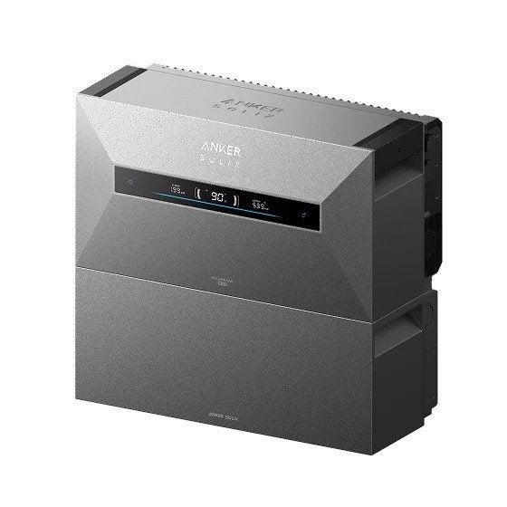Anker SOLIX Solarbank Max AC + BP7000, 14 kWh thuisbatterij, Computers en Software, Ophalen, Zo goed als nieuw, Anker SOLIX