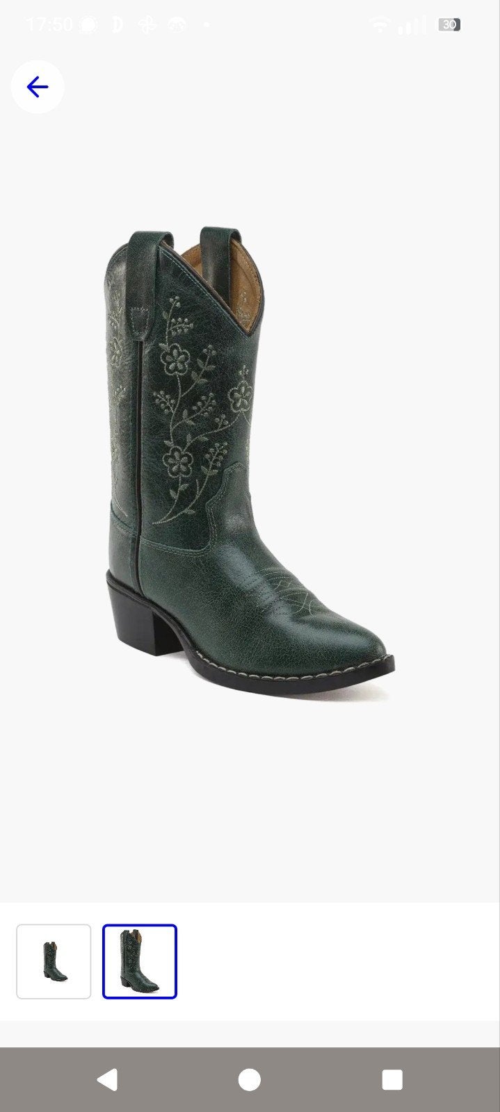Bootstock Kids Cowboylaarzen Groen Gras Maat 34, Kinderen en Baby's, Kinderkleding | Schoenen en Sokken, Ophalen, Jongen of Meisje