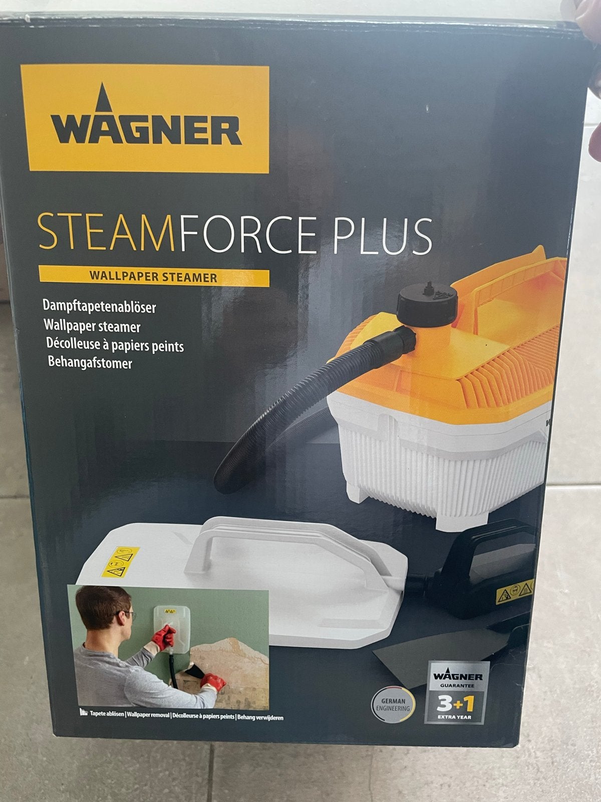 Wagner SteamForce Plus Behangafstomer - Nieuw in doos, Ophalen, Nieuw, Overige typen