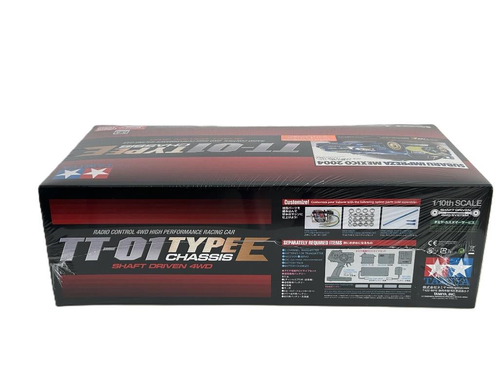 Tamiya 47372 1/10 RC Subaru Impreza WRX 2004 (TT-01E), Elektro, Nieuw, Ophalen of Verzenden, Schaal 1:10