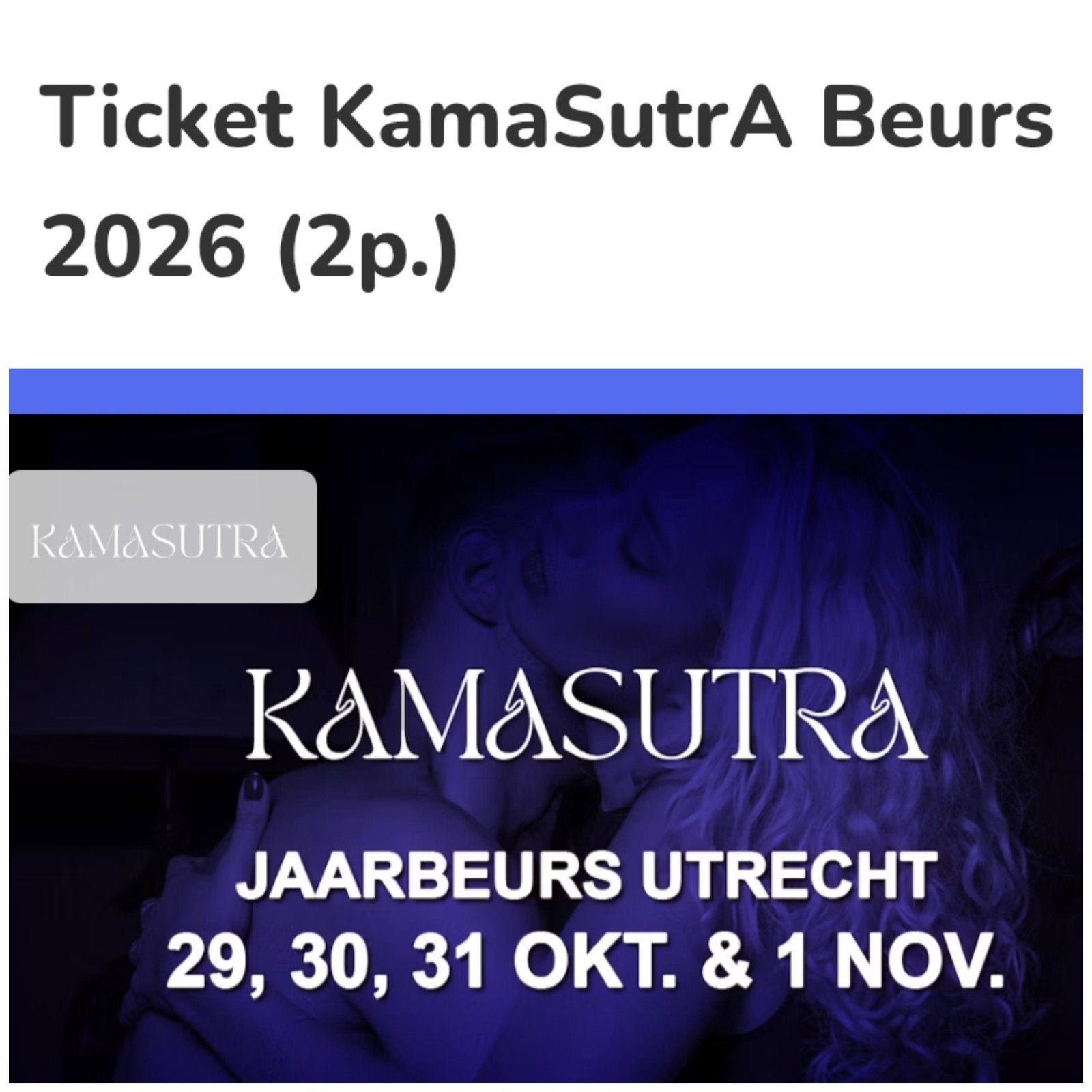couple ticket ophalen Harderwijk, Tickets en Kaartjes
