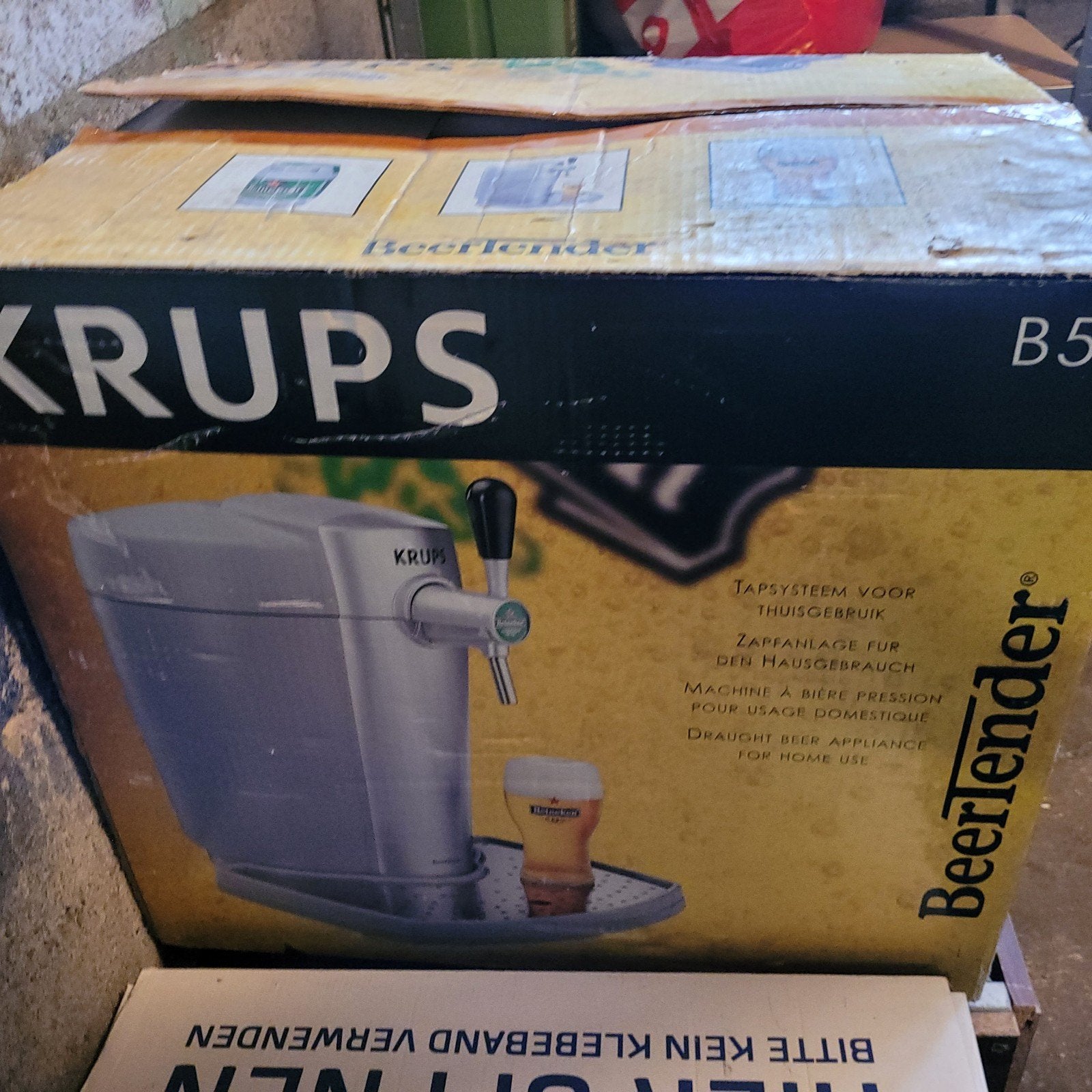 KRUPS BeerTender B50 thuistap - Nieuw in doos, Ophalen of Verzenden, Nieuw, Overige modellen