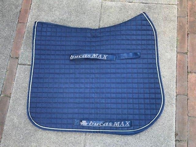 Bucas Max Zadeldekje Blauw Antibacterieel, Gebruikt, Zadeldekje, Overige materialen, Ophalen of Verzenden