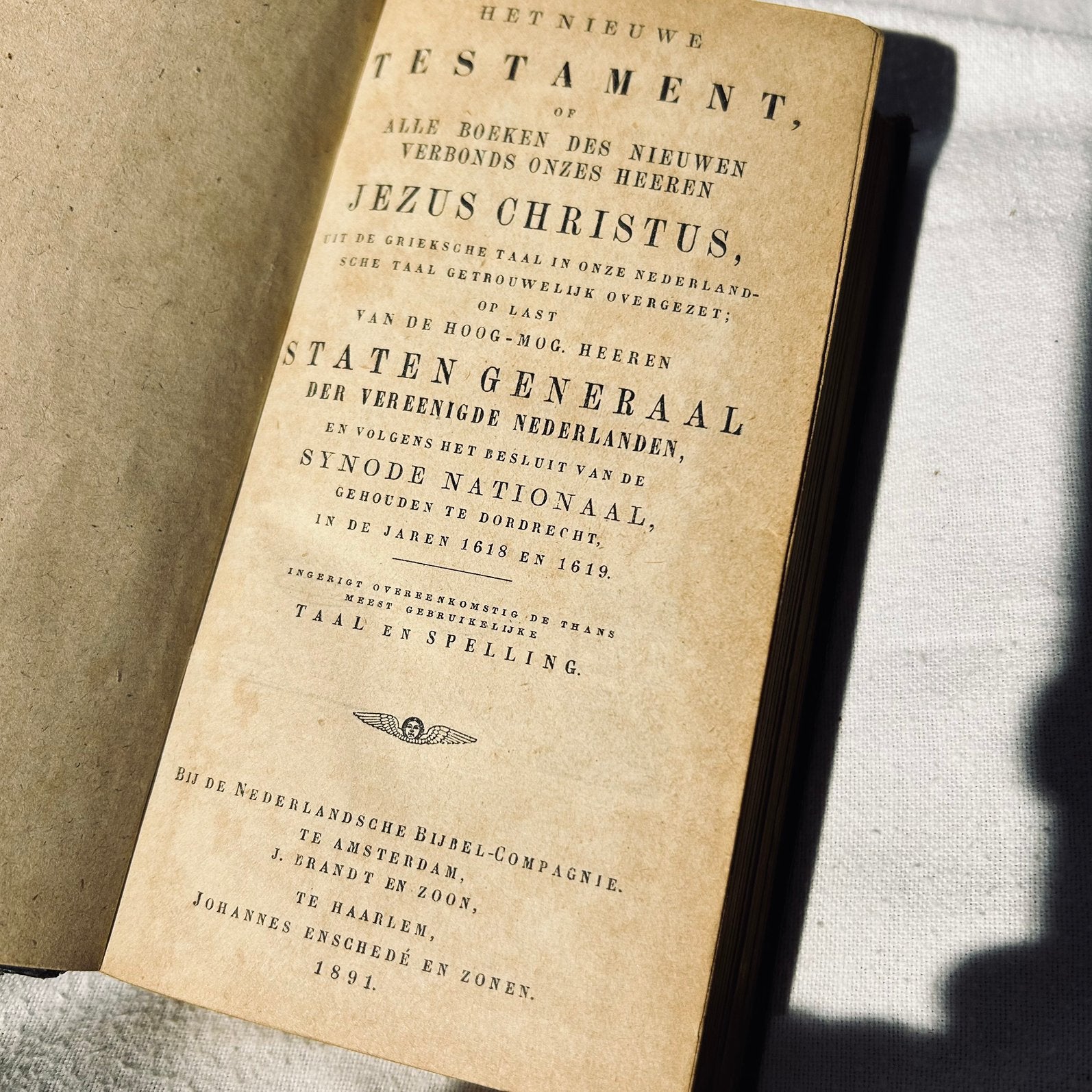 Antiek 1891, Nieuwe Testament, Statenvertaling,, Ophalen of Verzenden