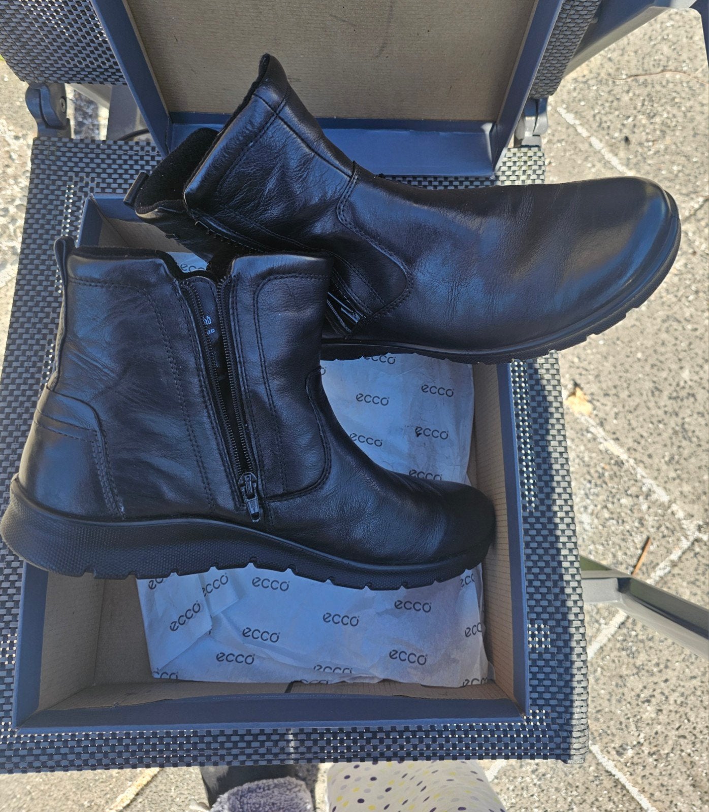 ECCO Rabettt Boot Zwart Maat 42, Ophalen of Verzenden, Nieuw, Zwart