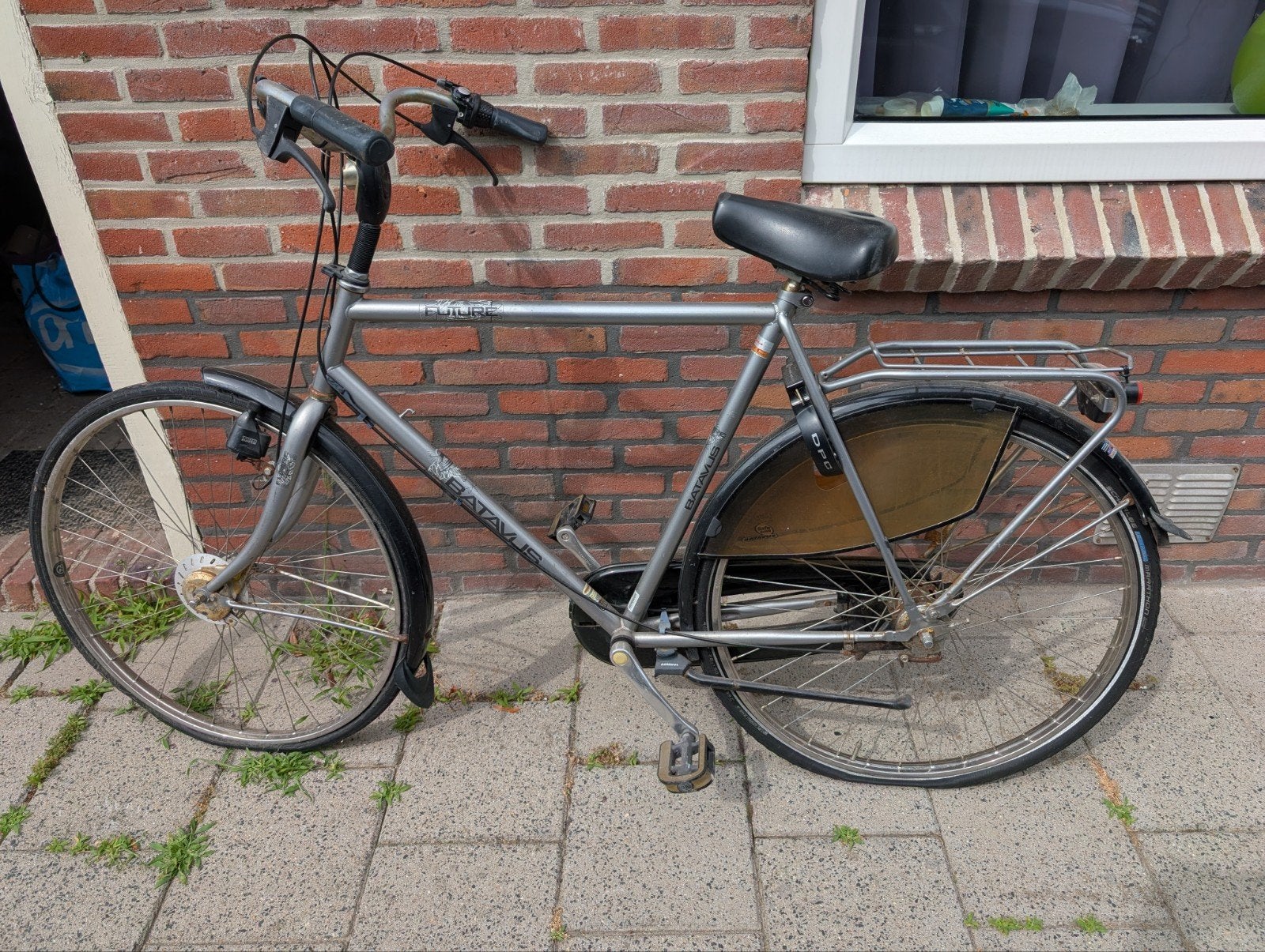 Herenfiets met gebreken - voor de handige klusser, Ophalen, Gebruikt, Batavus, Versnellingen