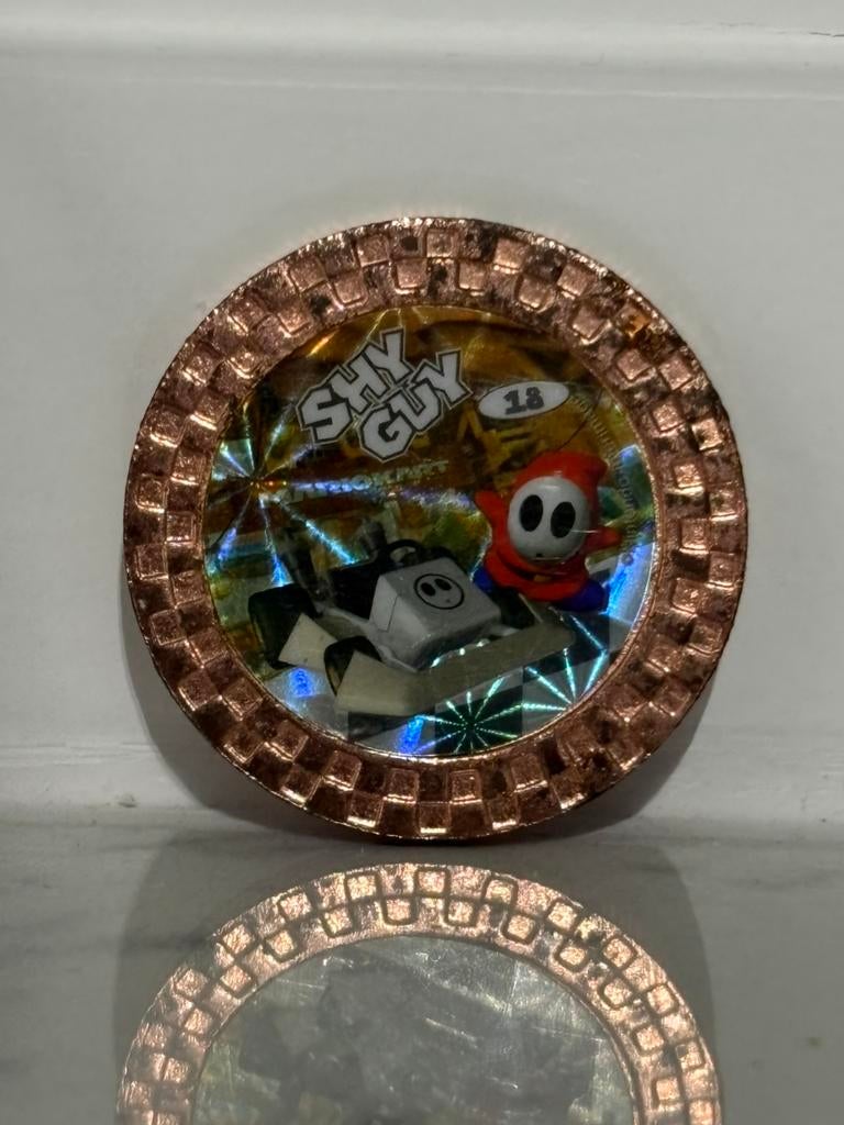 Mario Shy Guy munt #18 – mooie staat – collector item, Ophalen of Verzenden, Zo goed als nieuw