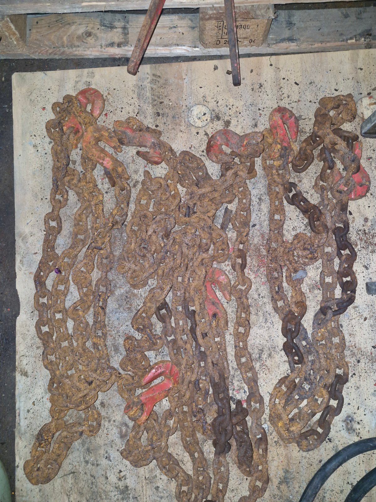 kettingen en spanners, Ophalen, Gebruikt, Handmatig