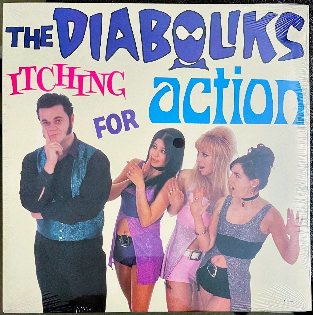 the diaboliks/itching for action-garage/punk-10 inch vinyl, Verzenden, Zo goed als nieuw, 12 inch