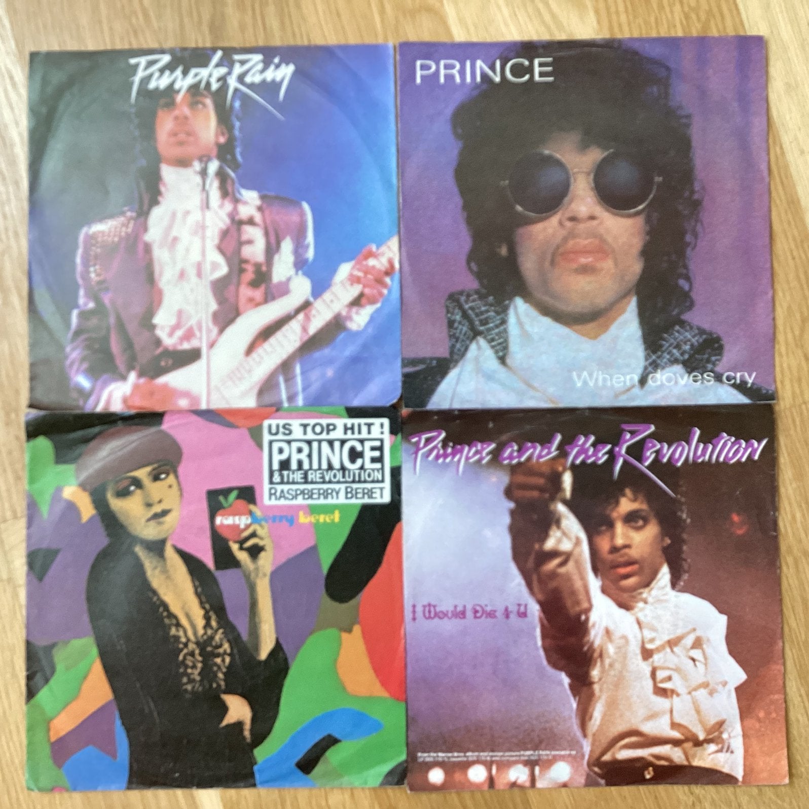 Prince 4 singles, Ophalen of Verzenden, Zo goed als nieuw, Pop