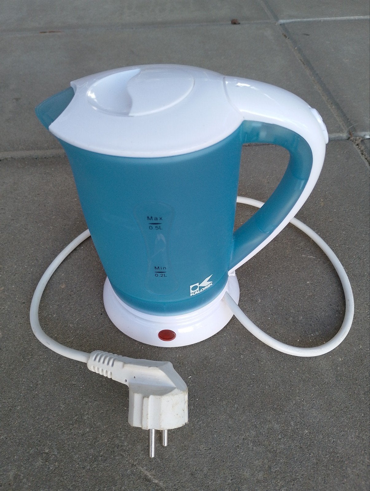 Compacte Kalorik waterkoker voor camping of reizen, Witgoed en Apparatuur, Waterkokers, Minder dan 1 liter, Ophalen of Verzenden
