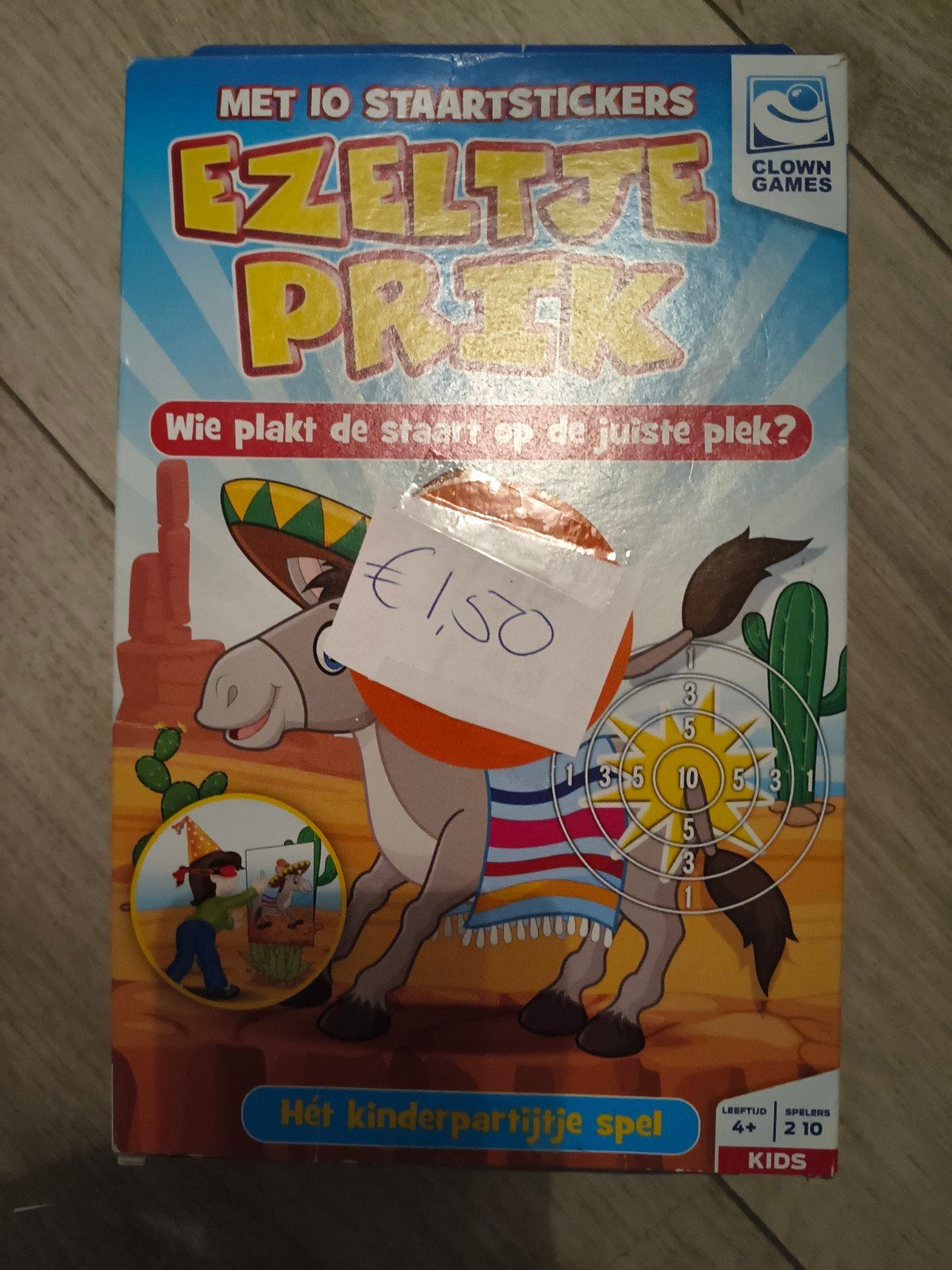 Spel ezeltje prik, Ophalen of Verzenden, Gebruikt