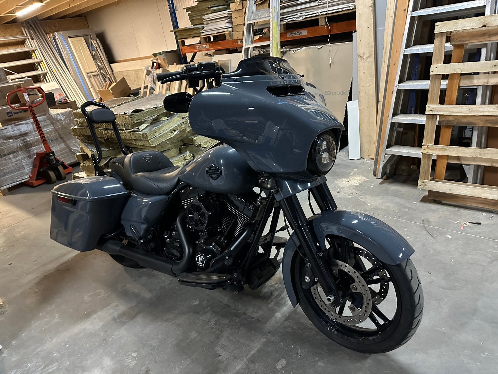 Street Glide Nardo grey, Particulier, Toermotor