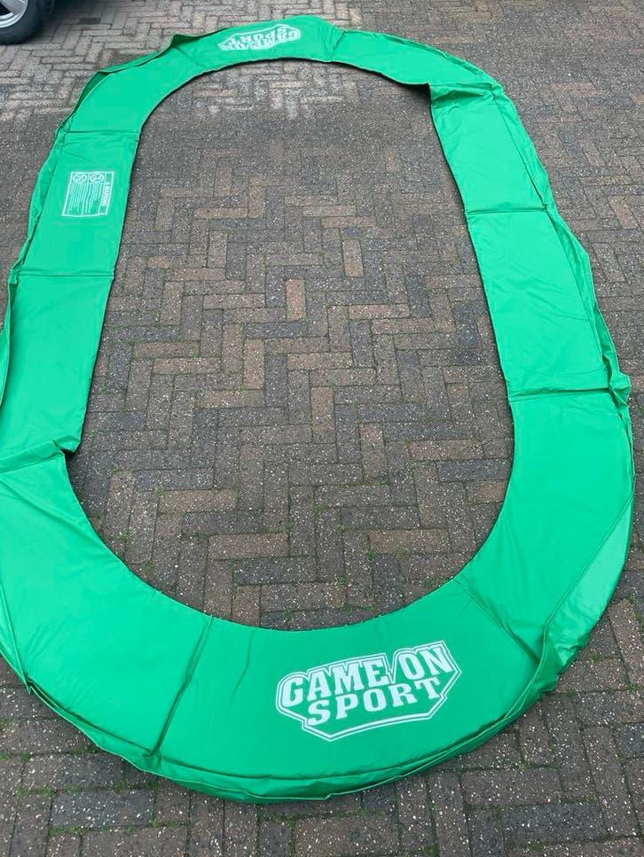 Ovale trampoline rand Game on Sport 366x183 cm - Nieuwstaat, Ophalen, Nieuw