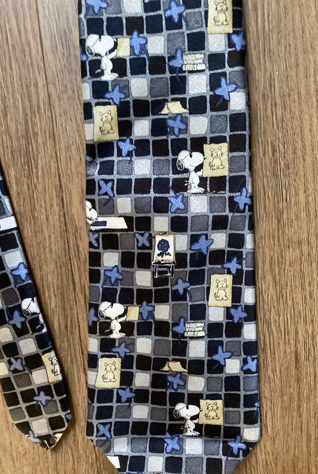 Snoopy Peanuts stropdas, Ophalen of Verzenden, Zo goed als nieuw, Meerkleurig, Met patroon