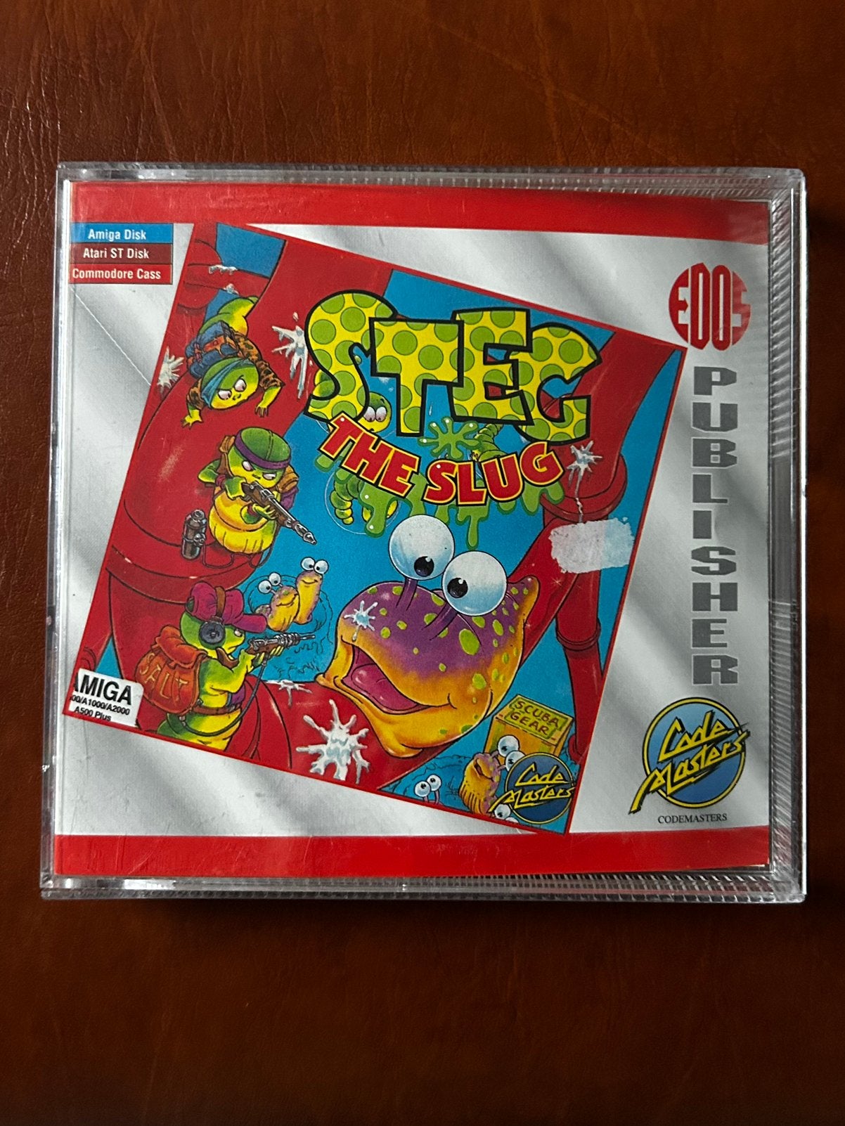 Steg the Slug – Commodore 64 cassette, Computers en Software, Vintage Computers, Ophalen of Verzenden