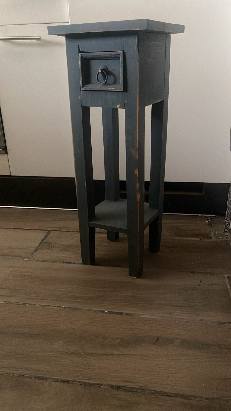 Leuke vintage planten tafel of kastje met lade., Ophalen