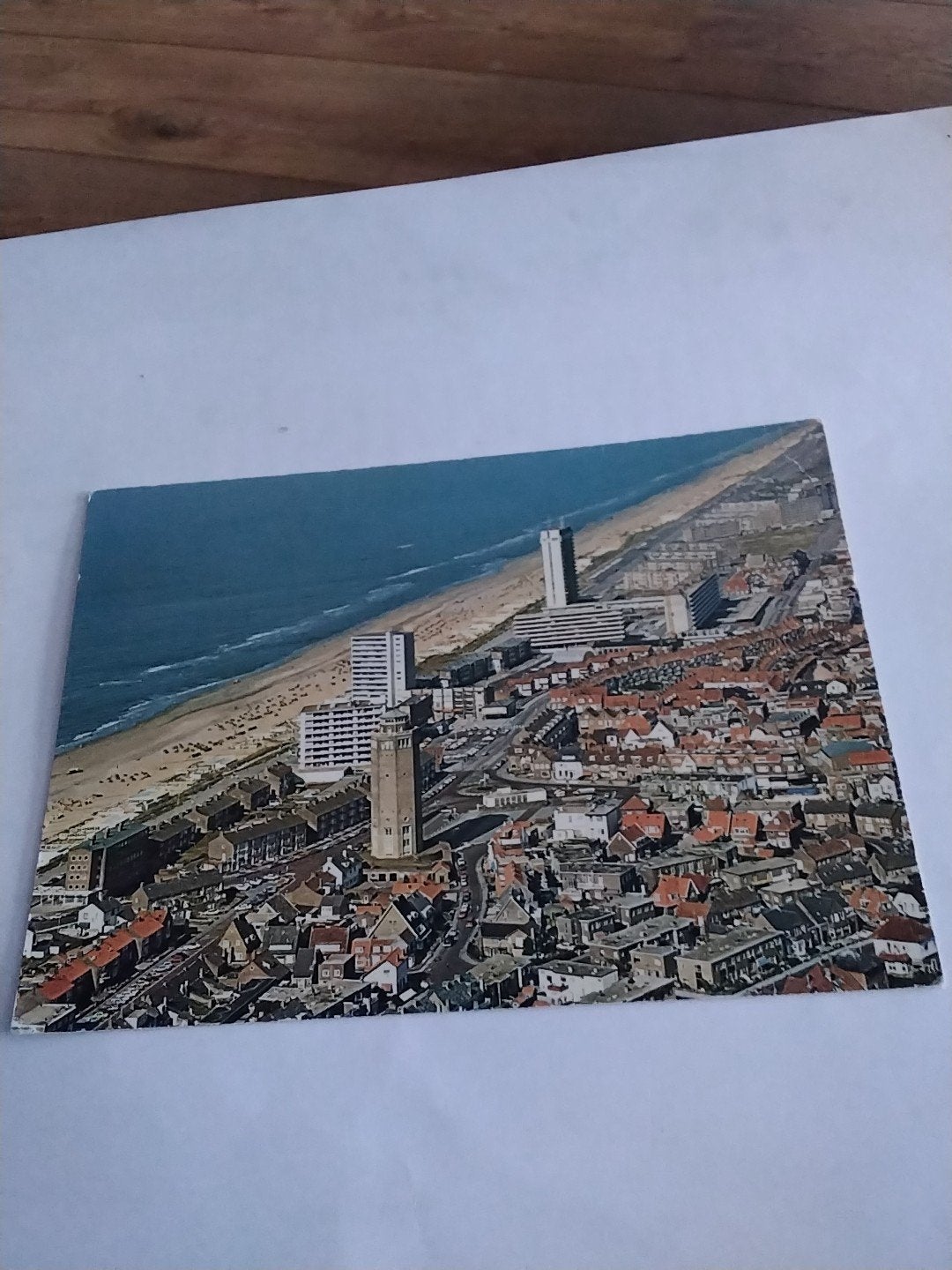 Oude ansichtkaart Zandvoort aan Zee, luchtfoto, Verzamelen, Ophalen of Verzenden, 1960 tot 1980, Gelopen, Noord-Holland