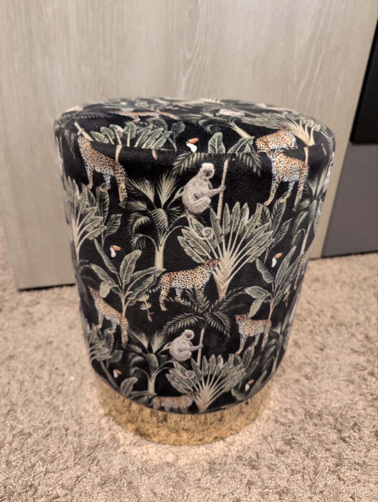 Jungle poef, Ophalen of Verzenden, Zo goed als nieuw, Hout
