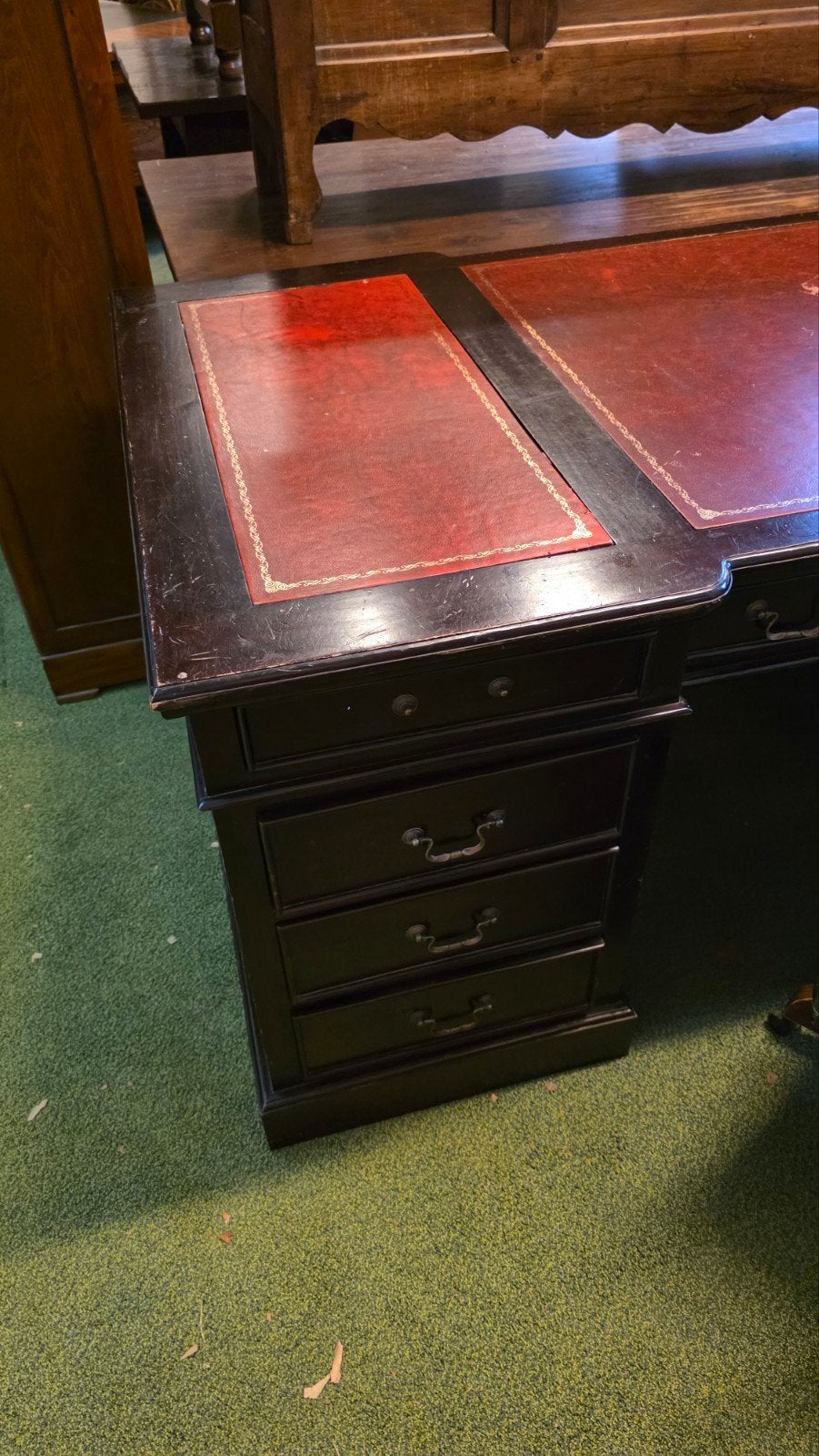chesterfield bureau met stoel, Antiek en Kunst, Ophalen