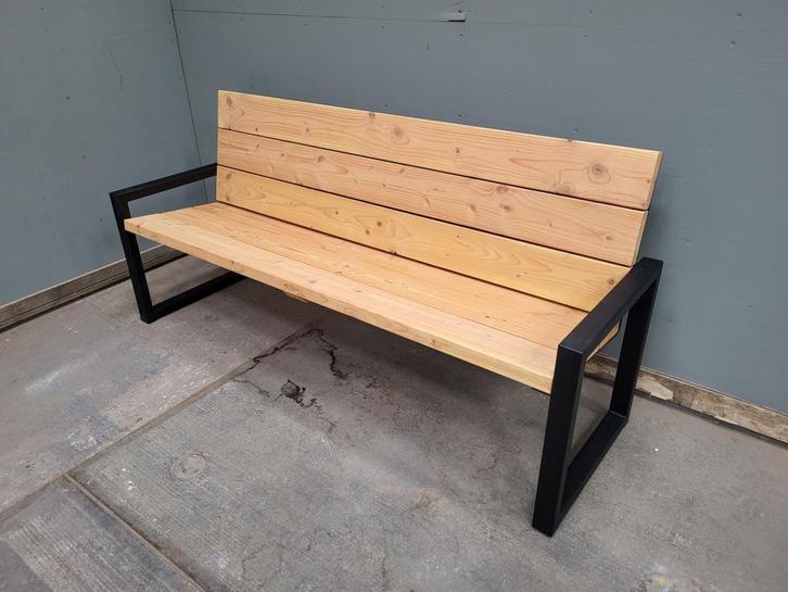 Robuuste tuinbank douglas/lariks hout., Tuin en Terras, Tuinbanken, Niet ingevuld, Niet ingevuld, Nieuw, Ophalen of Verzenden
