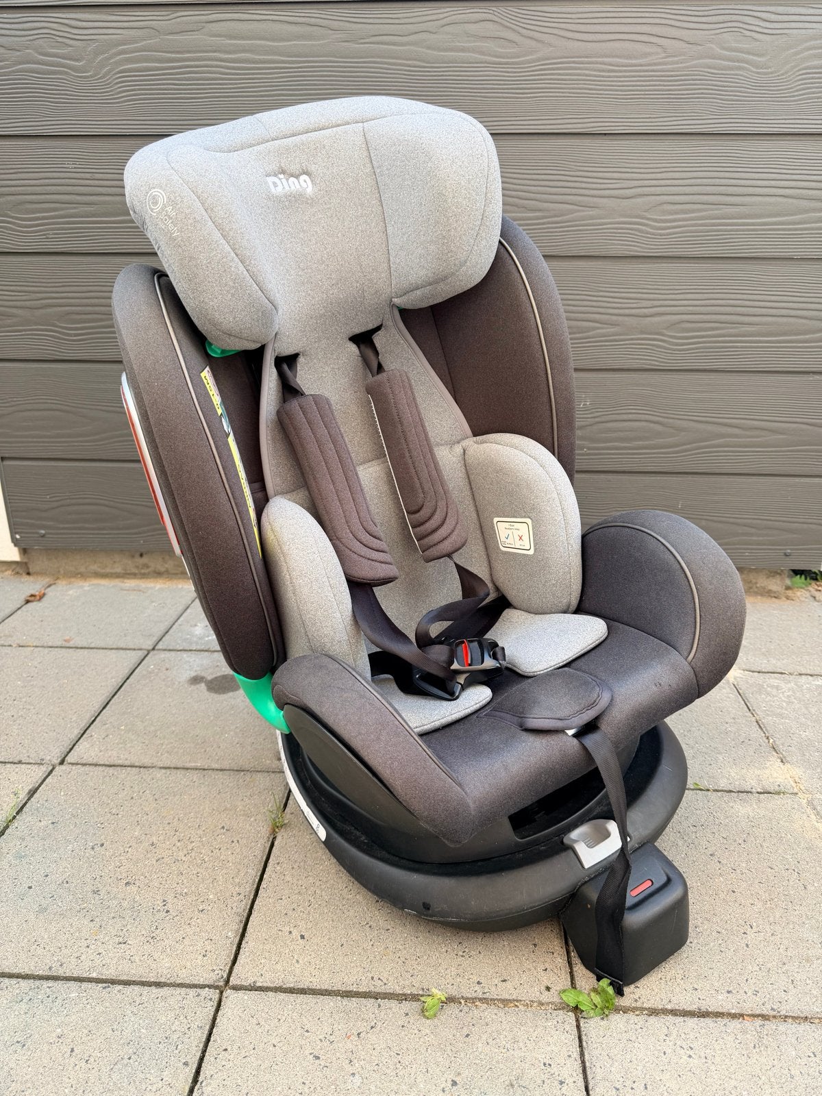 Draaibare Ding autostoel met Isofix en ligstand, Kinderen en Baby's, Autostoeltjes, Gebruikt, 0 t/m 18 kg, Verstelbare rugleuning