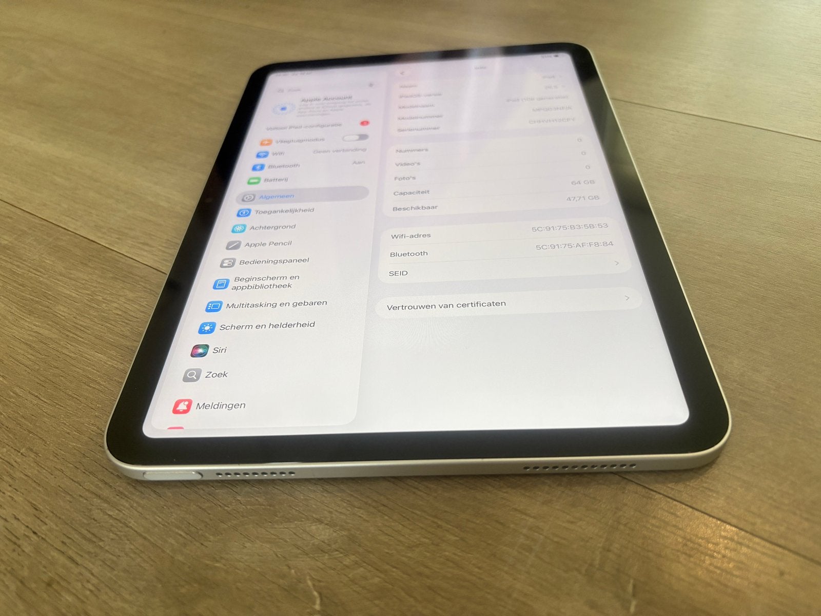 4x Apple 🍏 iPad 2022 10th gen 64GB + 256GB Nieuwstaat!, Computers en Software, Apple iPads, Apple iPad, 11 inch, Ophalen of Verzenden