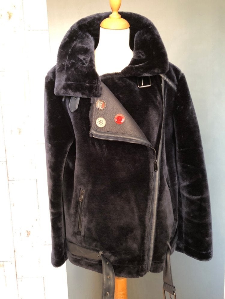 Desigual nieuwe dames jas, maat L, Black Blauwe kleur., Ophalen of Verzenden, Nieuw, Maat 52/54 (L), Blauw