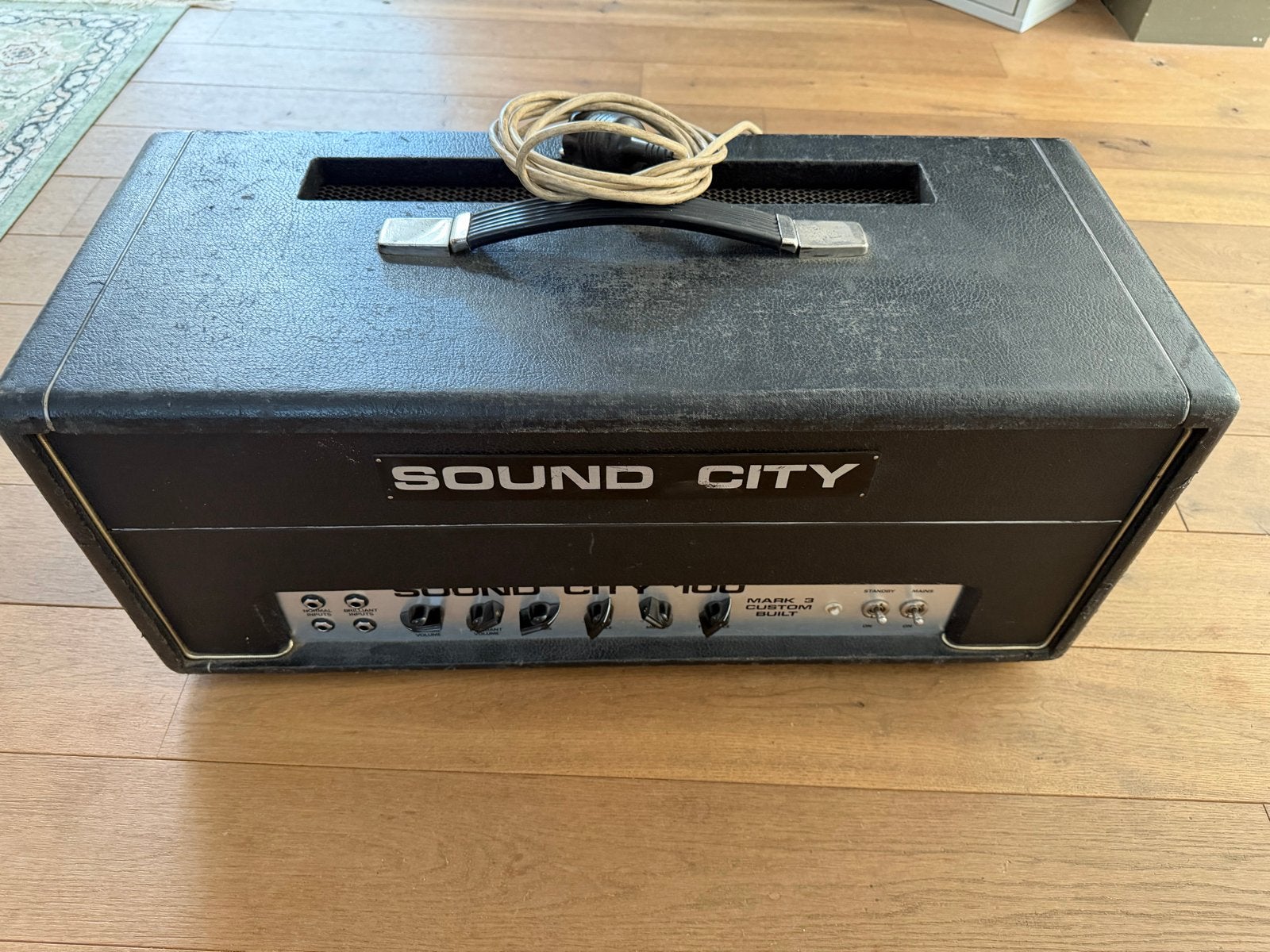Sound City B100 MKIII 1968, Ophalen, Gebruikt, Basgitaar, 100 watt of meer