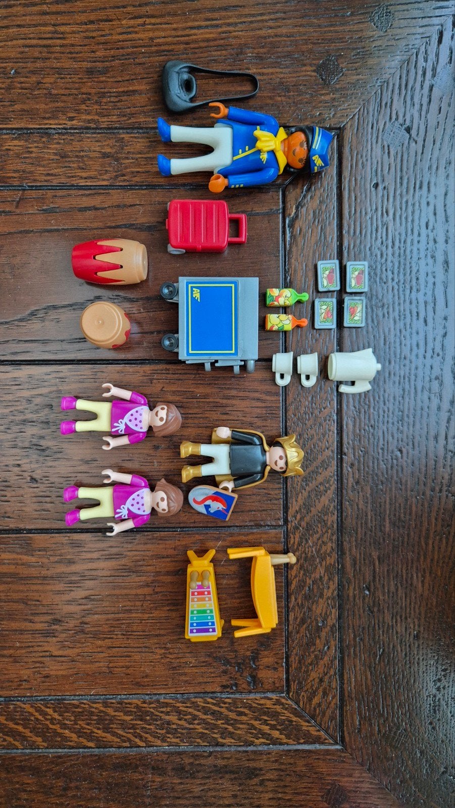 Playmobil poppetjes, Ophalen
