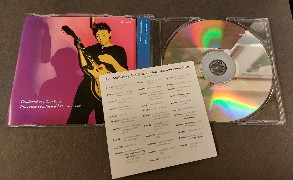 Paul McCartney PROMO CD Run Devil Run 1999 NIEUW, Promo, Nieuw in verpakking, Album, Verzenden
