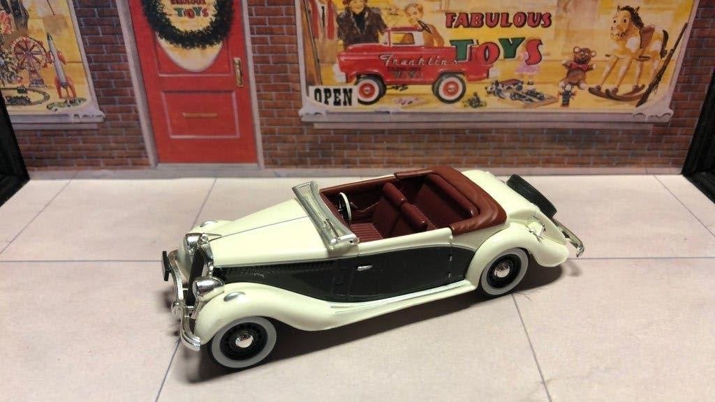 IXO Altaya - Salmson S4E 1938 Convertible 1:43, Ophalen of Verzenden, Zo goed als nieuw, Auto, Overige merken