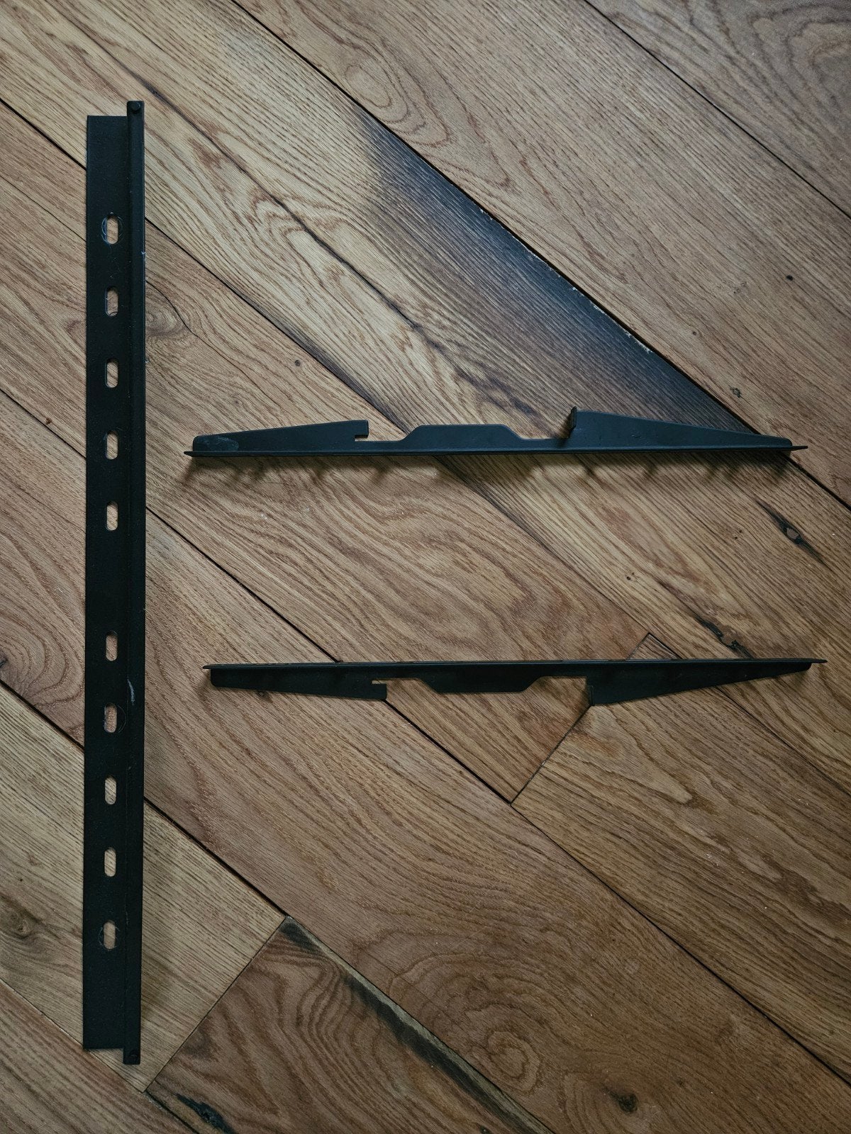 Zwart metalen tv ophang haken, Ophalen