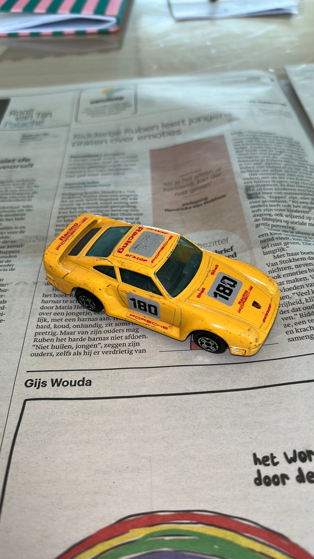 Burago Porsche 959 1:43, Hobby en Vrije tijd, Modelauto's | 1:43, Verzenden, Gebruikt, Auto, Overige merken