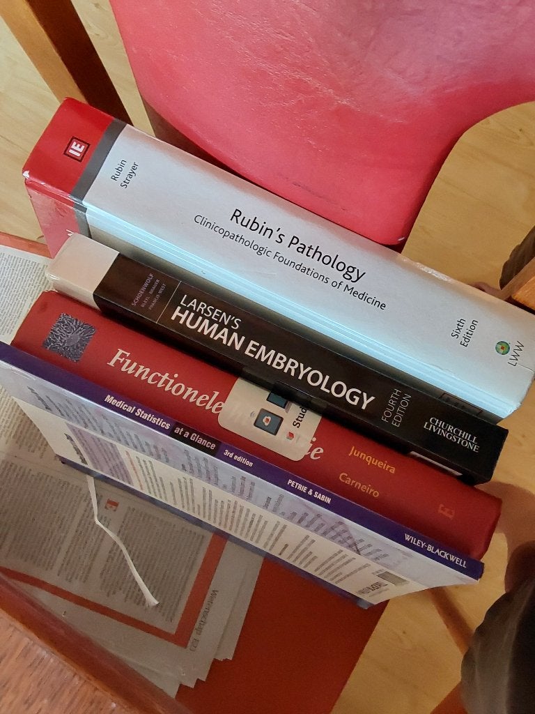 Geneeskunde studieboeken: Rubin's, Larsen's, Junqueira, Boeken, Ophalen of Verzenden, Beta, Zo goed als nieuw, WO